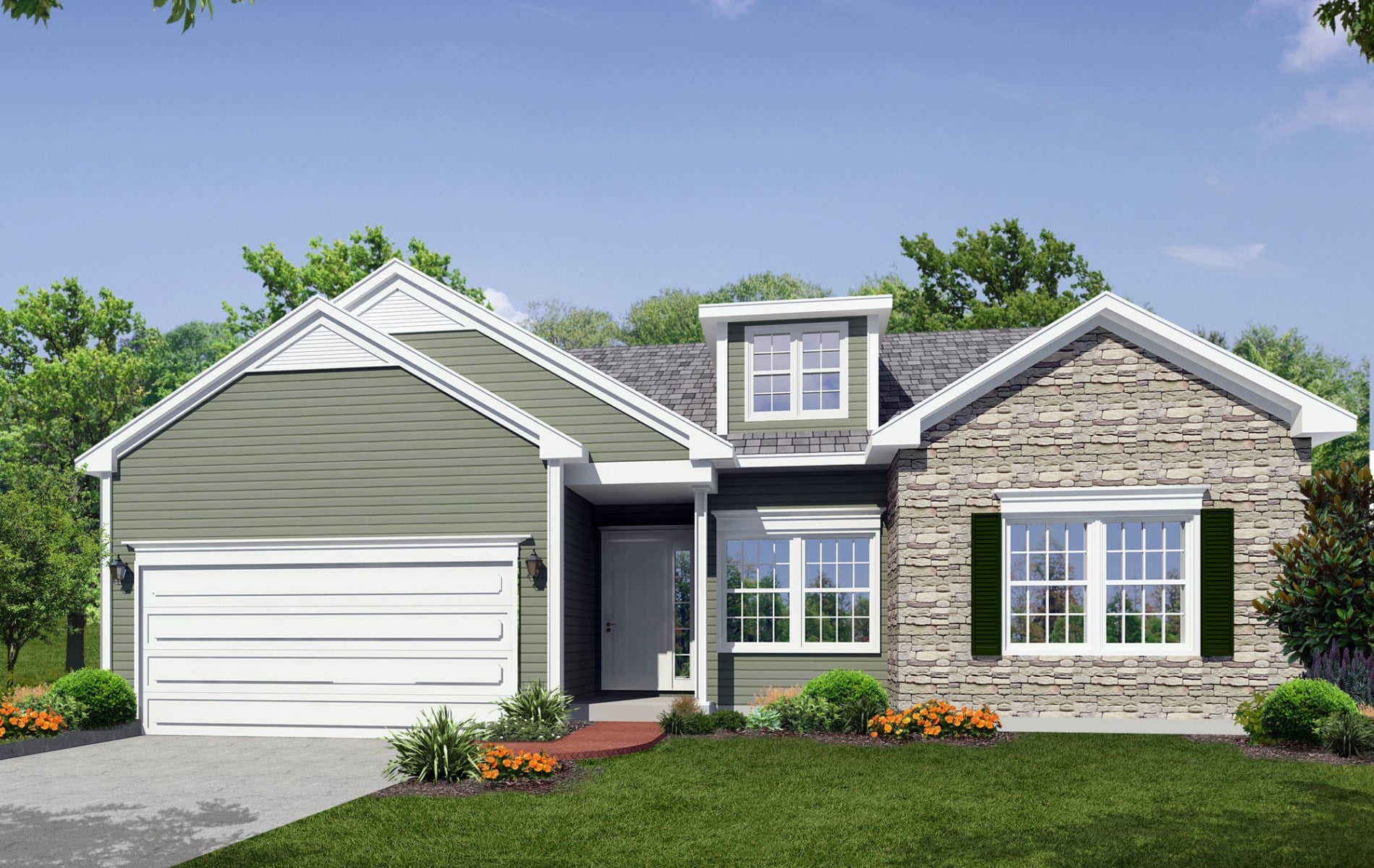 The Aspen New Home Construction in Ballston Lake, NY Saratoga County, NY & Clifton Park, NY