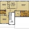 The Locust New Home Construction Floor Plan Second Floor in Ballston Lake, NY Saratoga County, NY & Clifton Park, NY