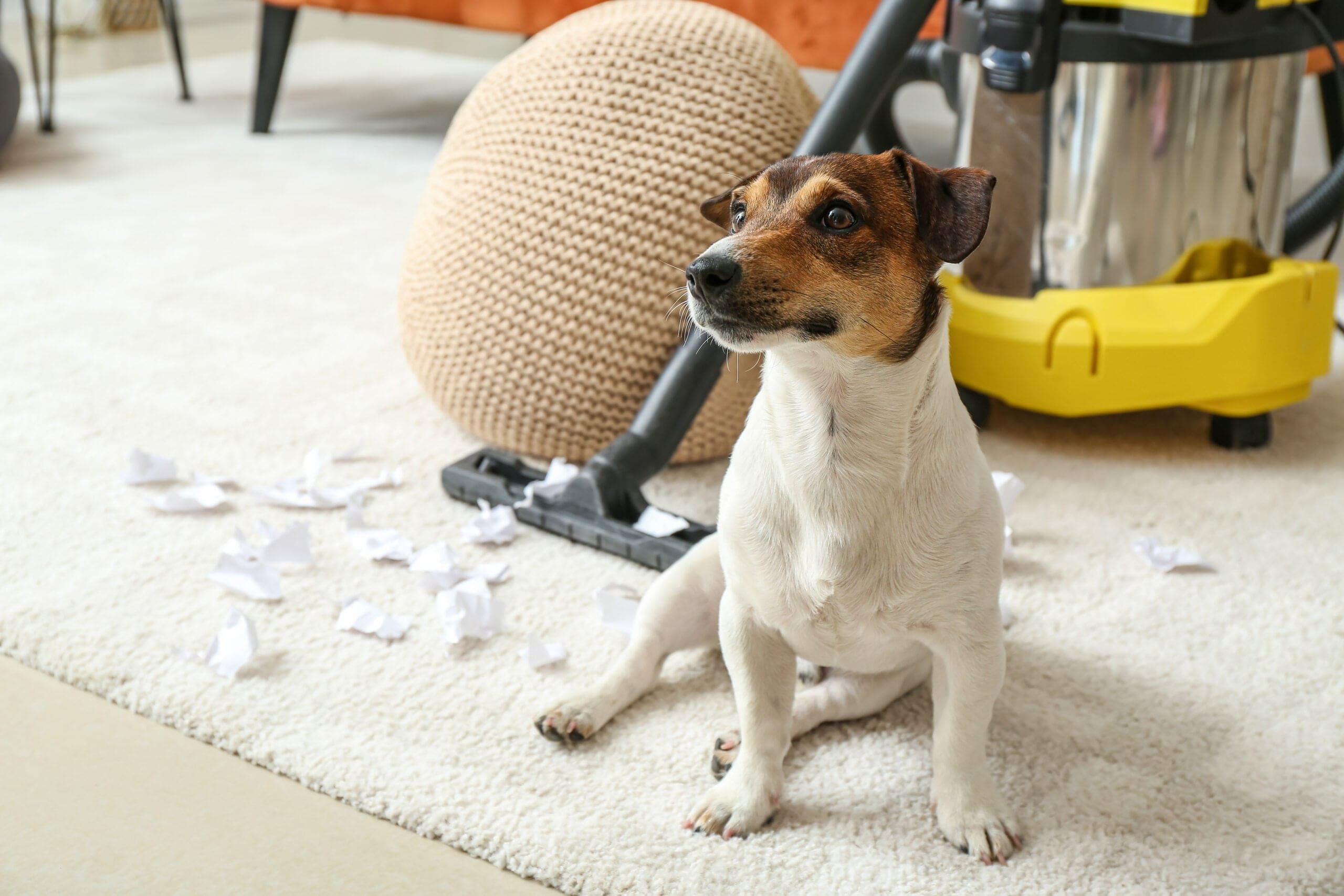 owner-cleaning-carpet-after-naughty-dog