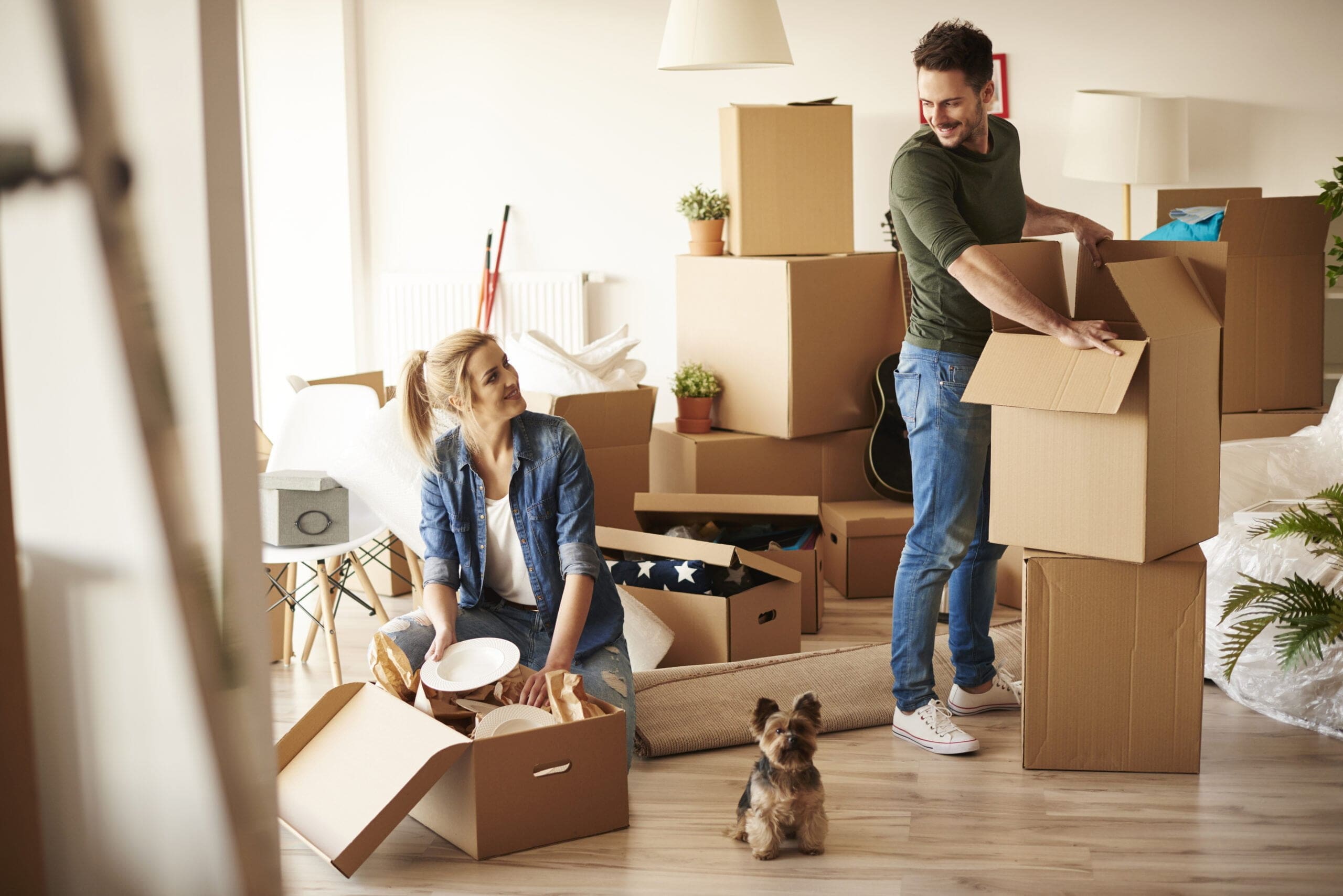 cartoon picture of house with for sale sign out in front of it and woman trying to maximize the value of your home before selling it