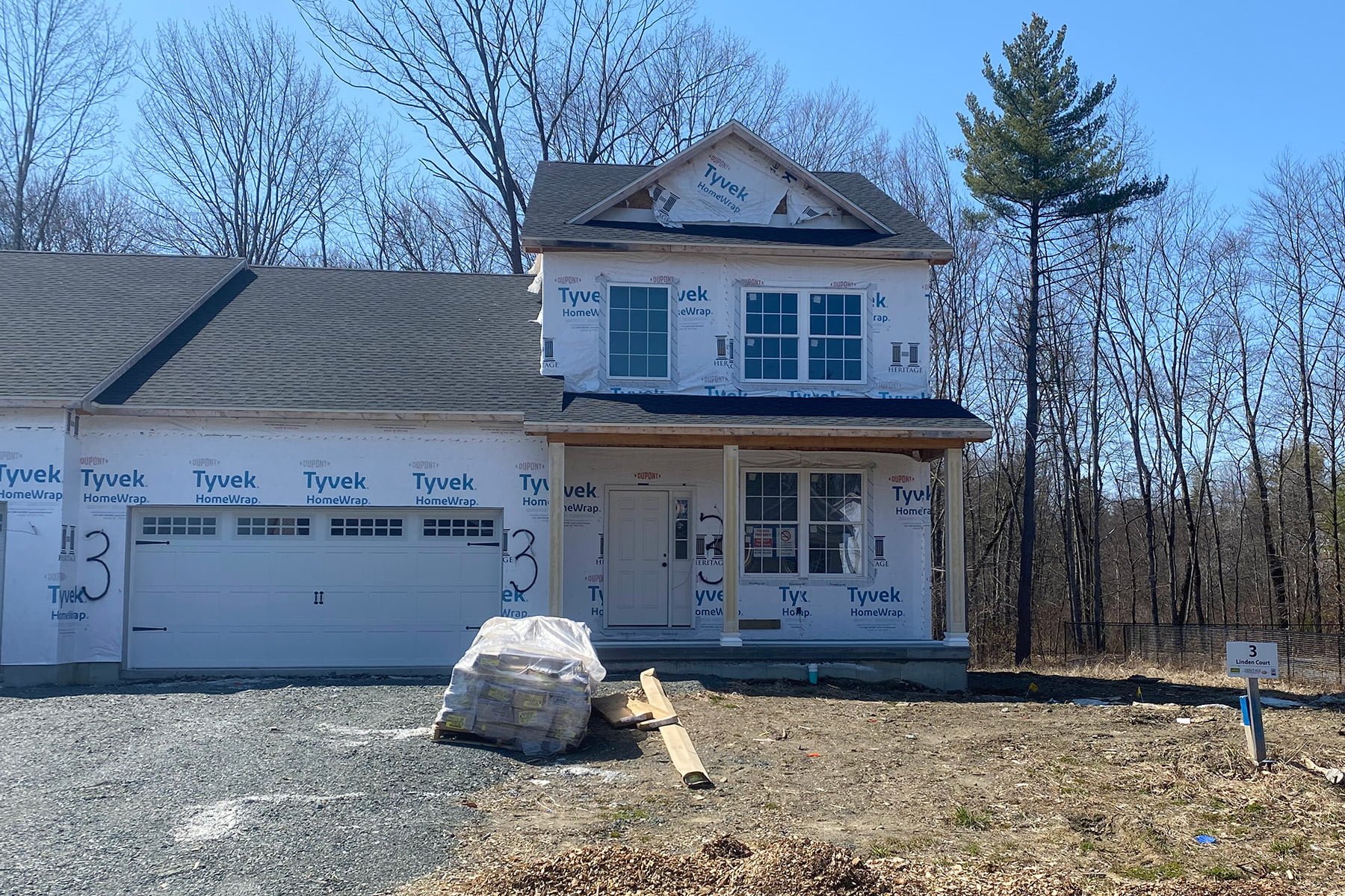 building a home on Timber Creek Preserve Saratoga County