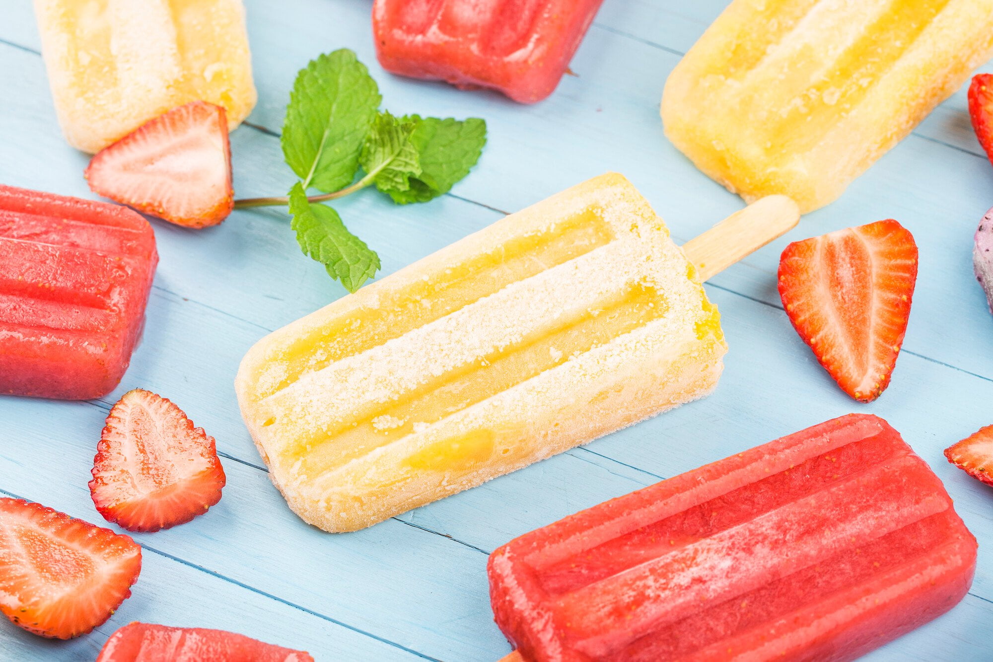 DIY popsicle recipes and fruit