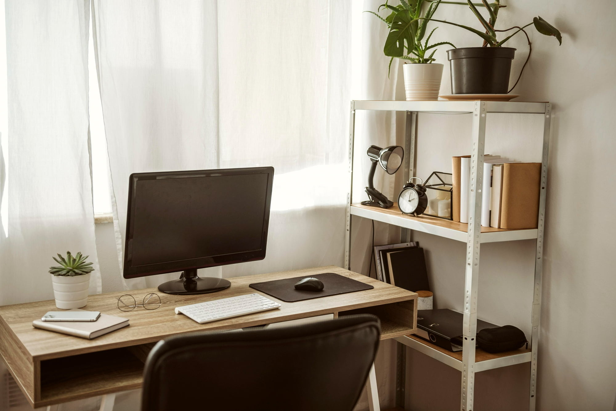 healthy-home-office-with-computer-shelf